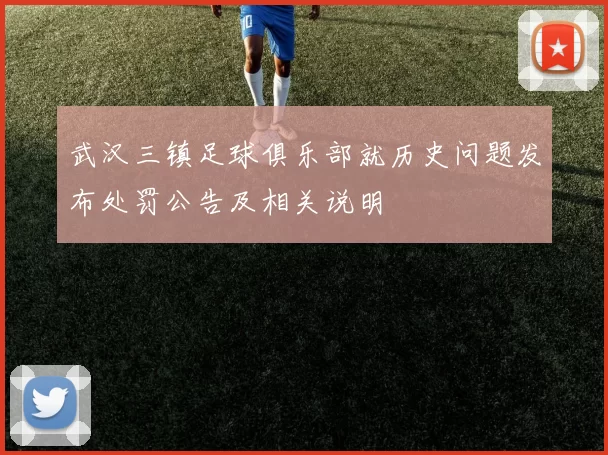 武汉三镇足球俱乐部就历史问题发布处罚公告及相关说明